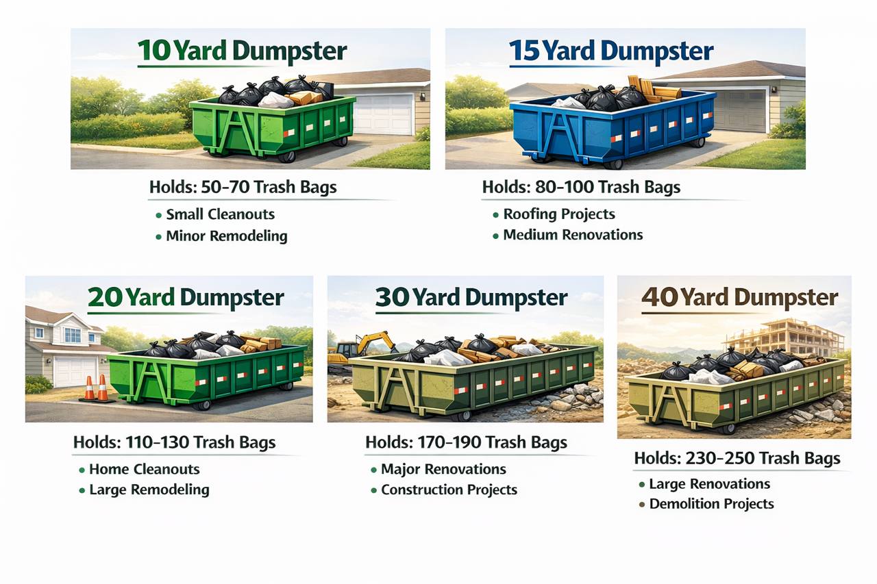 Dumpster Sizes